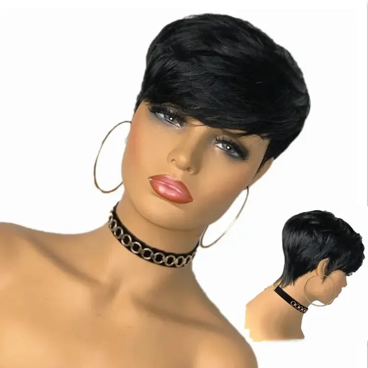 100% Virgin Brazilian Beautiful Short Bob Wigs