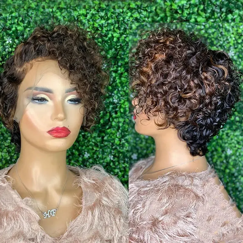 100% Virgin Brazilian Beautiful Short Bob Wigs