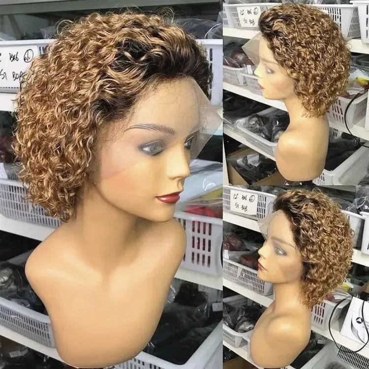 100% Virgin Brazilian Beautiful Short Bob Wigs