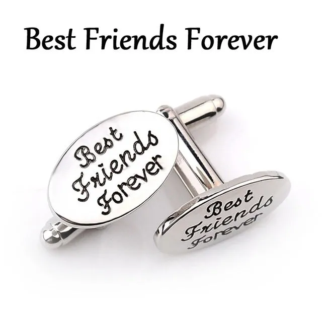 13 Style Men's Fashion Silver Oval Wedding Jewelry Cufflinks Groom/Best Man/Best Friend French Shirt Cuff Links High Quality