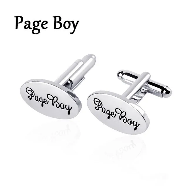 13 Style Men's Fashion Silver Oval Wedding Jewelry Cufflinks Groom/Best Man/Best Friend French Shirt Cuff Links High Quality