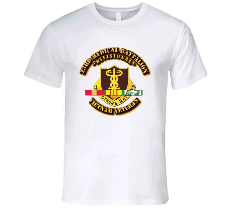 23rd Medical Battalion w SVC Ribbon T Shirt