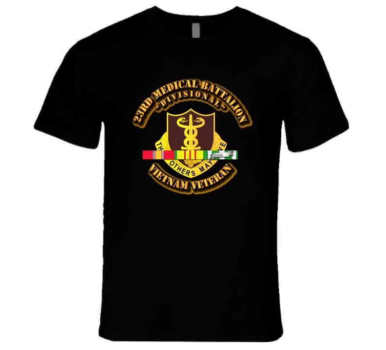 23rd Medical Battalion w SVC Ribbon T Shirt