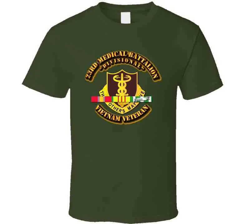 23rd Medical Battalion w SVC Ribbon T Shirt