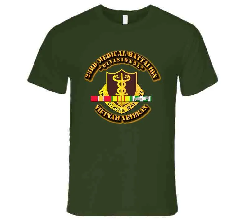 23rd Medical Battalion w SVC Ribbon T Shirt