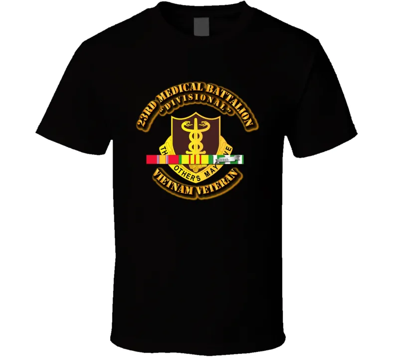 23rd Medical Battalion w SVC Ribbon T Shirt