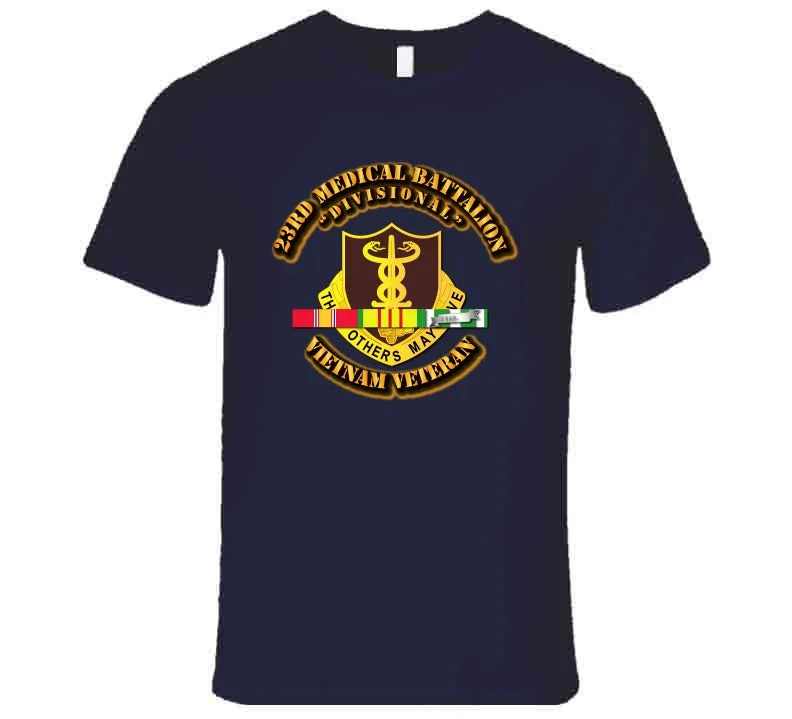 23rd Medical Battalion w SVC Ribbon T Shirt