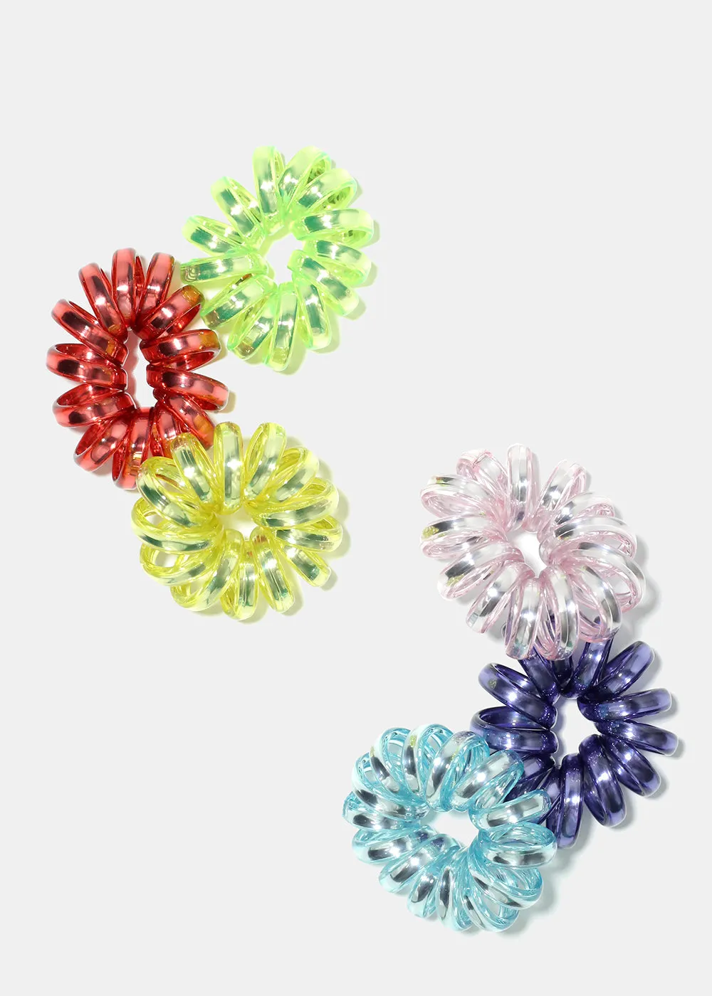 3 Piece Small Spiral Hair Ties