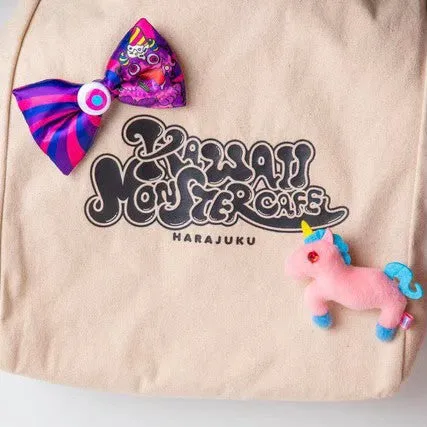 6% Dokidoki Kawaii Monster Cafe bow clip & brooch