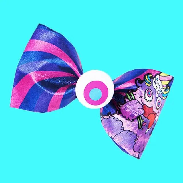 6% Dokidoki Kawaii Monster Cafe bow clip & brooch