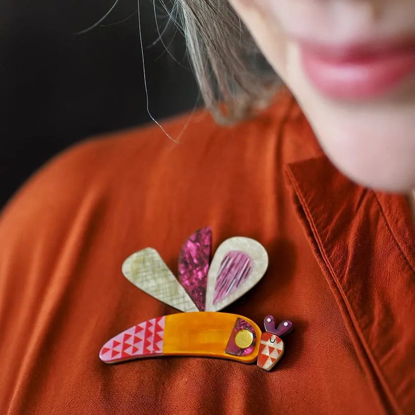 A Dragonfly Named Buzz Brooch