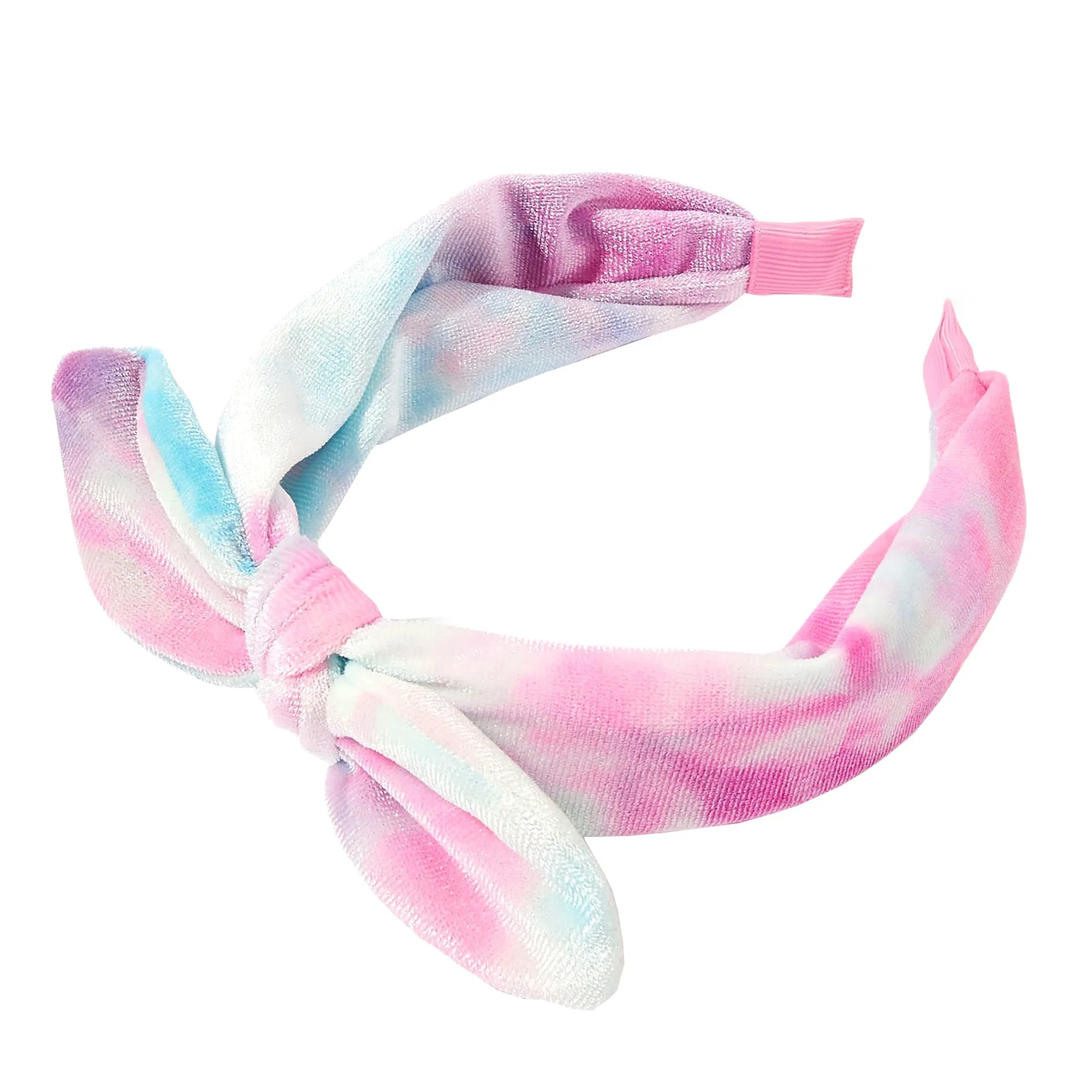 Accessorize London Girl's Ombre Velvet Bow Alice Band