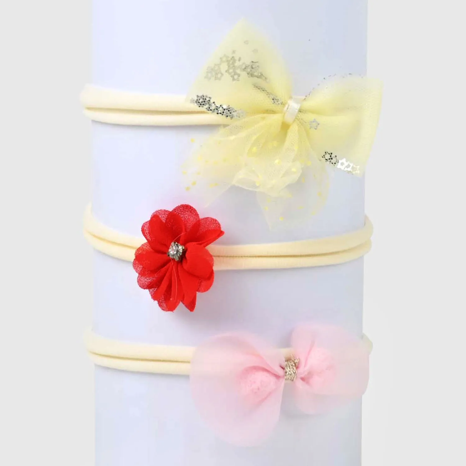 Adorable Baby Head Band Pack Of 3