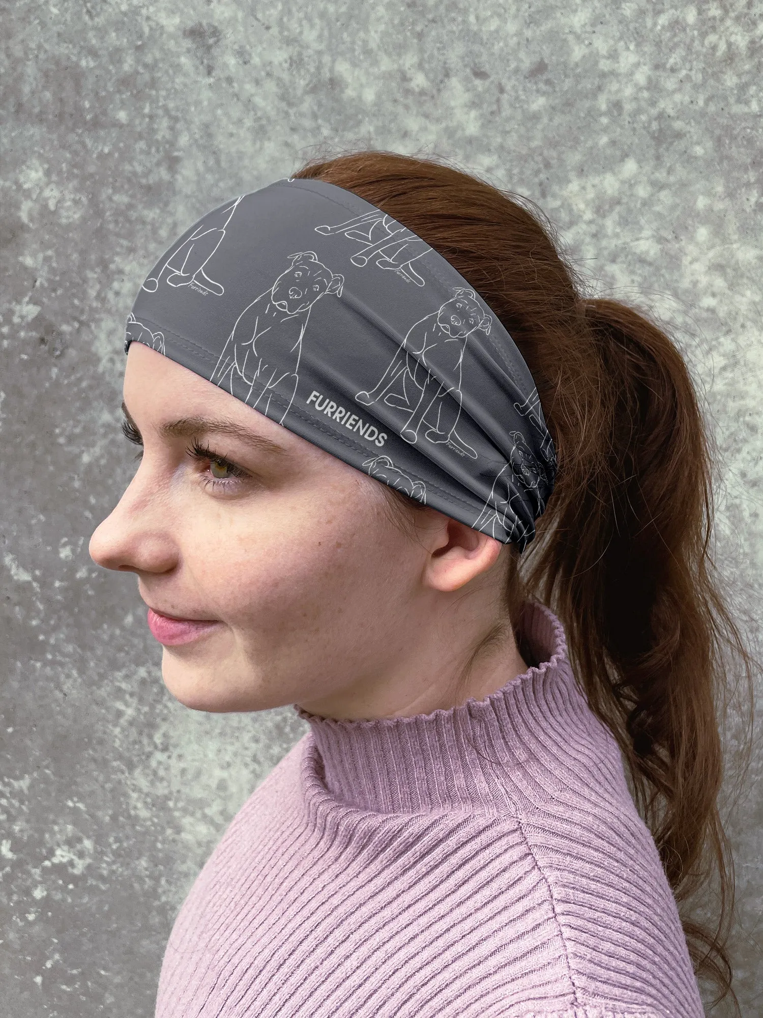 American Staffordshire Terrier Eco Performance Headband