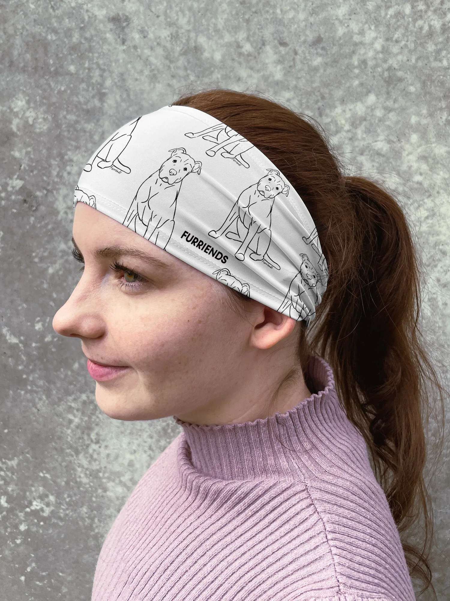 American Staffordshire Terrier Eco Performance Headband