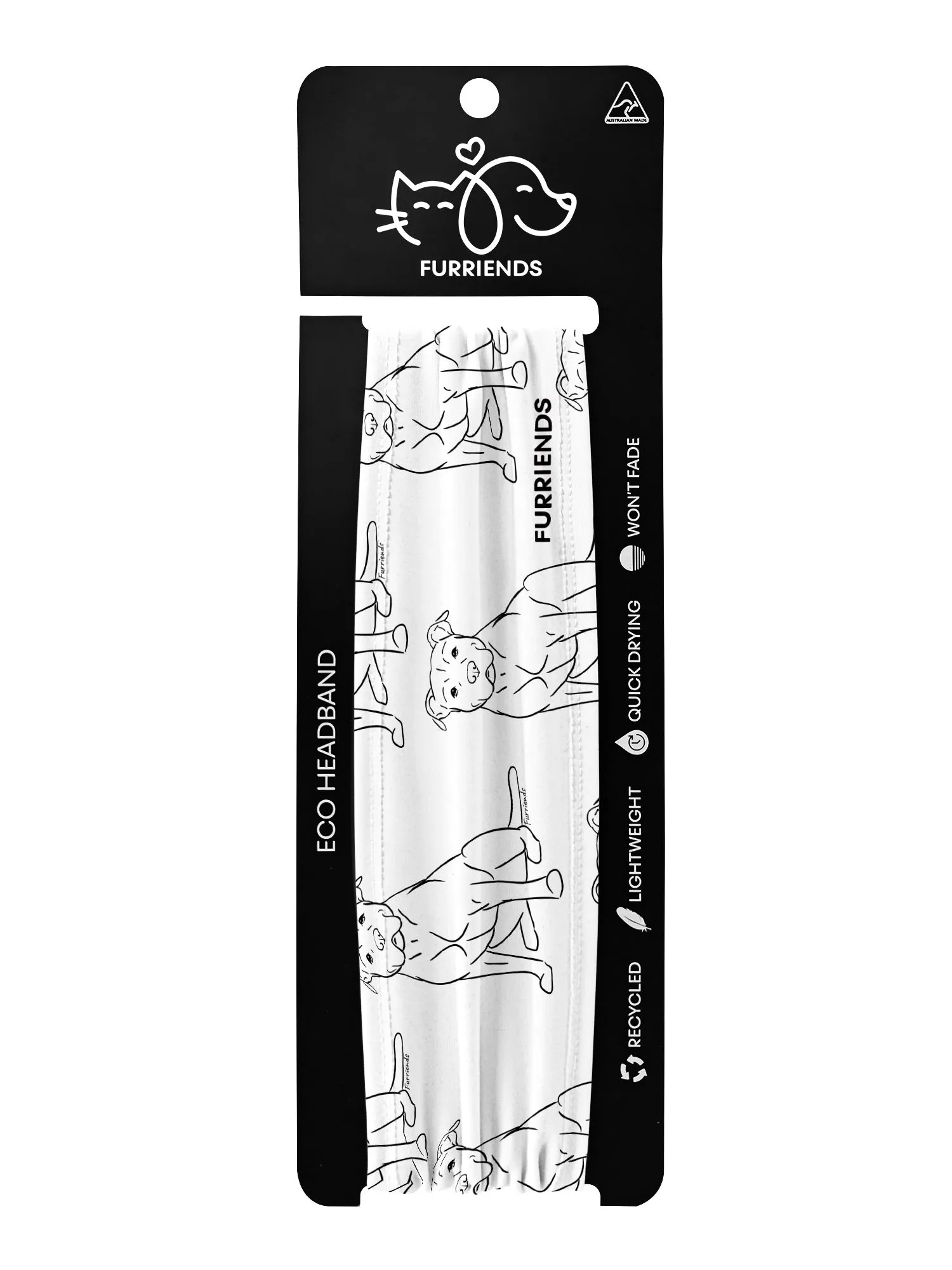 American Staffordshire Terrier Eco Performance Headband