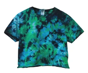 Amoeba Tie-Dye Unisex Cropped Tee