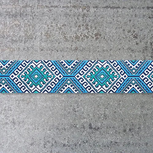 Amy Butler Ribbon : Blue & Camel Blanket