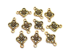 Antique Golden Designer Charm Connectors