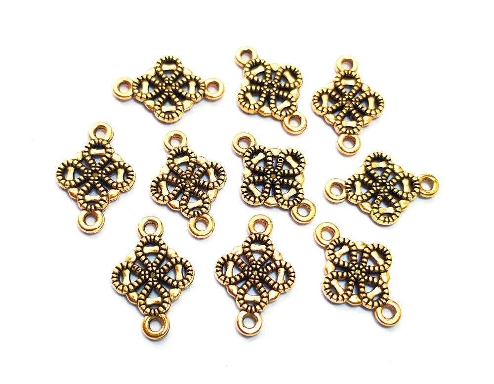 Antique Golden Designer Charm Connectors