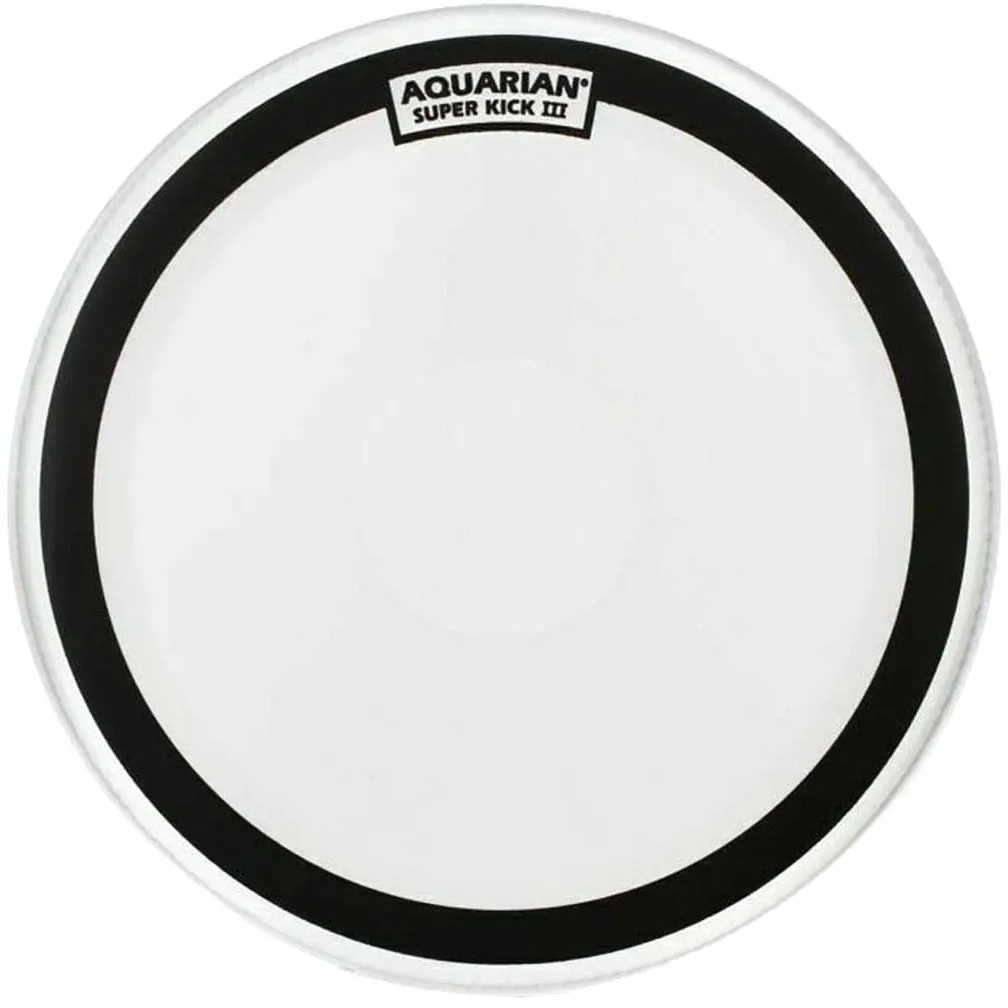 Aquarian Super Kick III Bass Drum Head w/Power Dot 26"