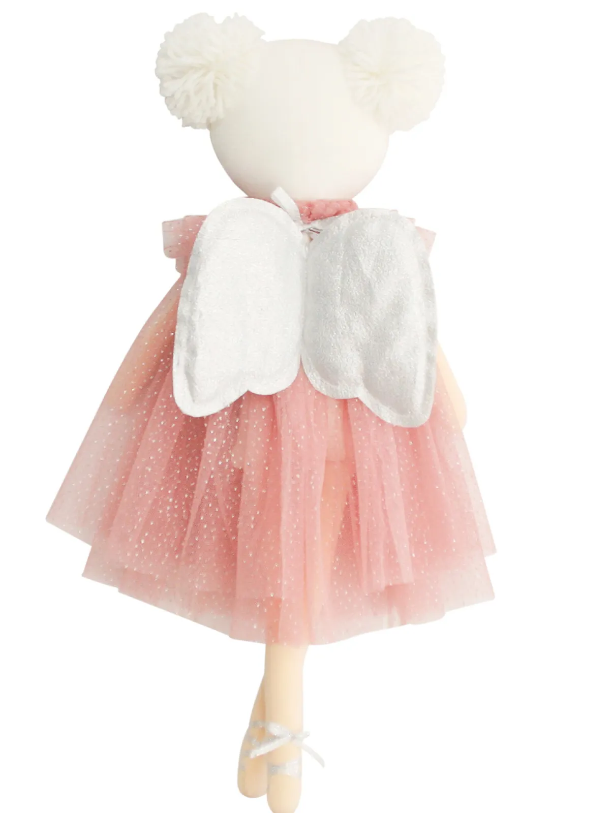 Ava Angel Doll, Blush/Silver