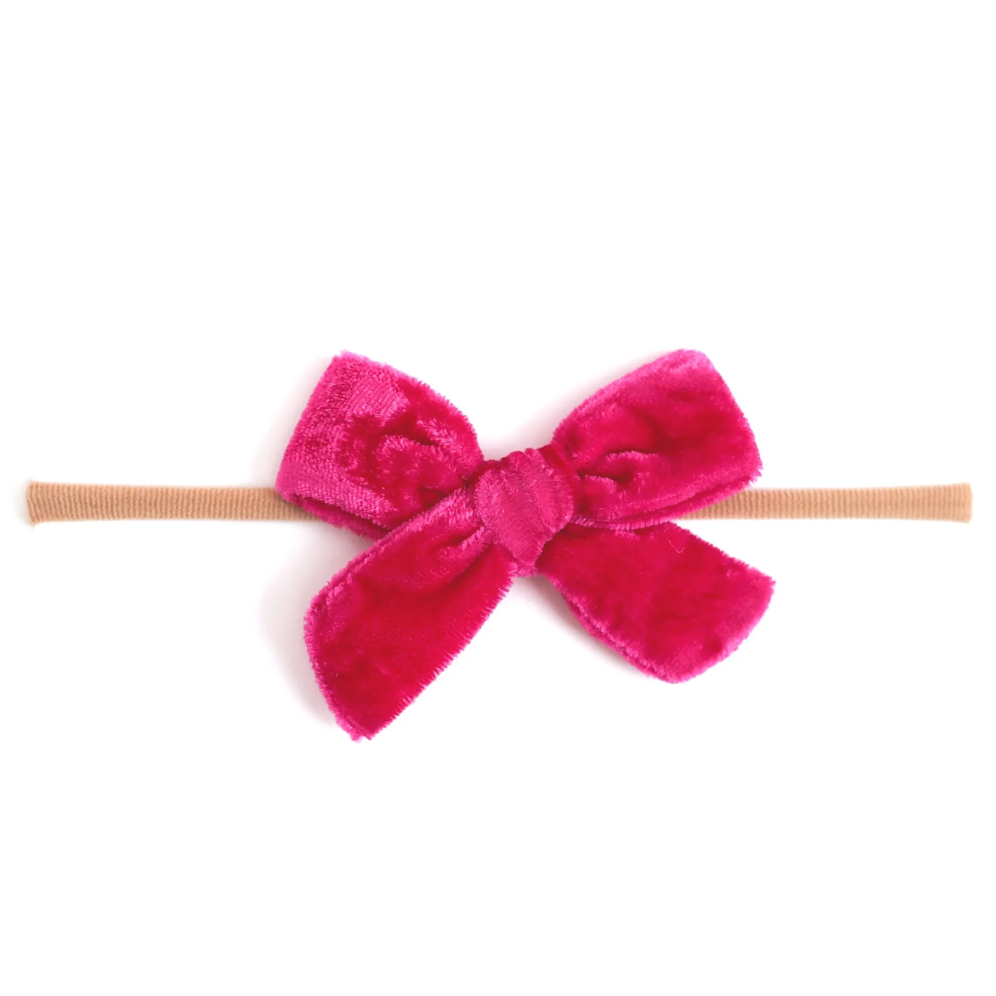 Baby Bow - Party Pink Velvet