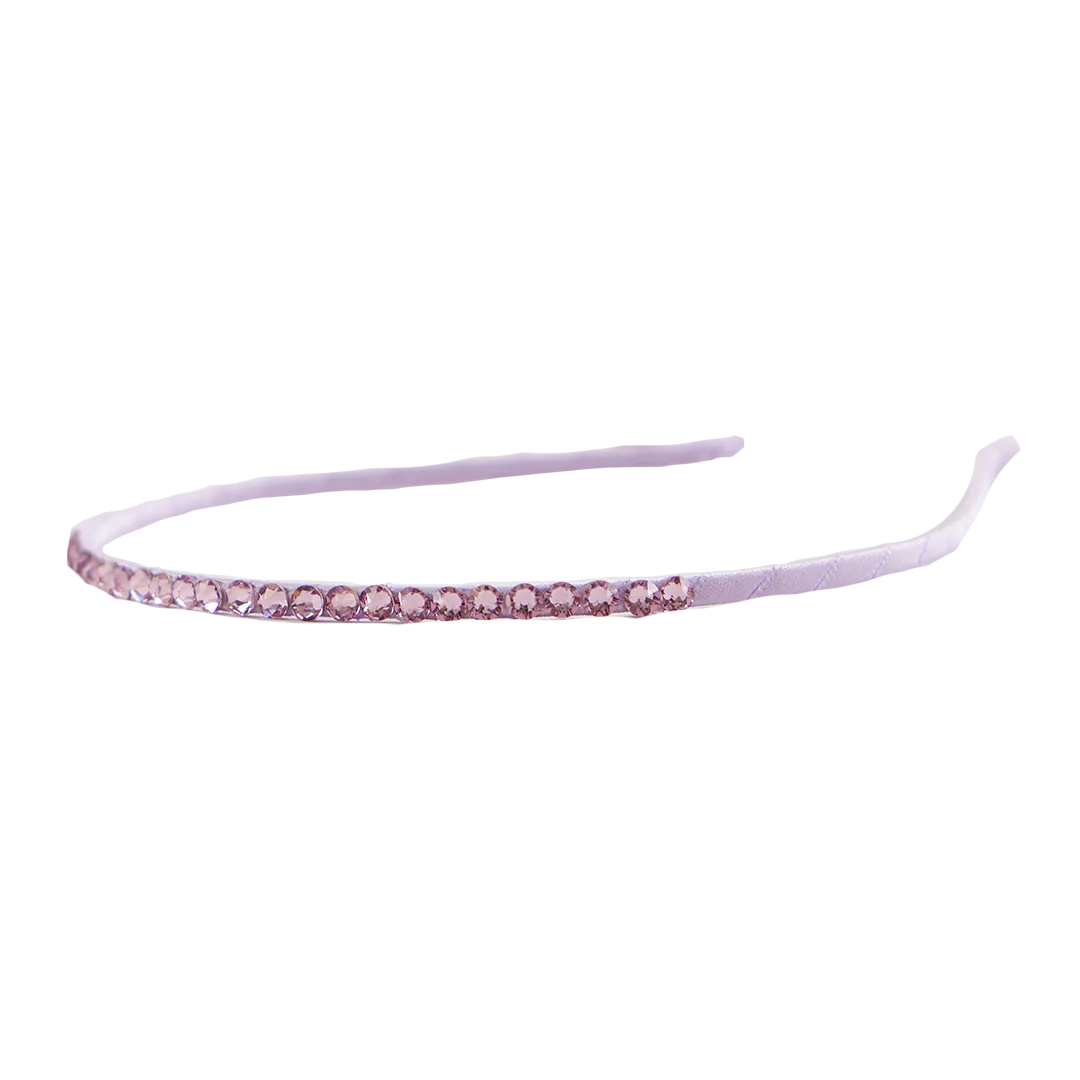 Bari Lynn Crystal Headband - Lavender