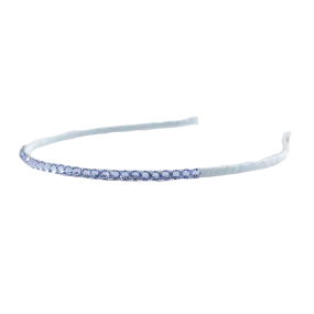 Bari Lynn Crystal Headband - Sapphire