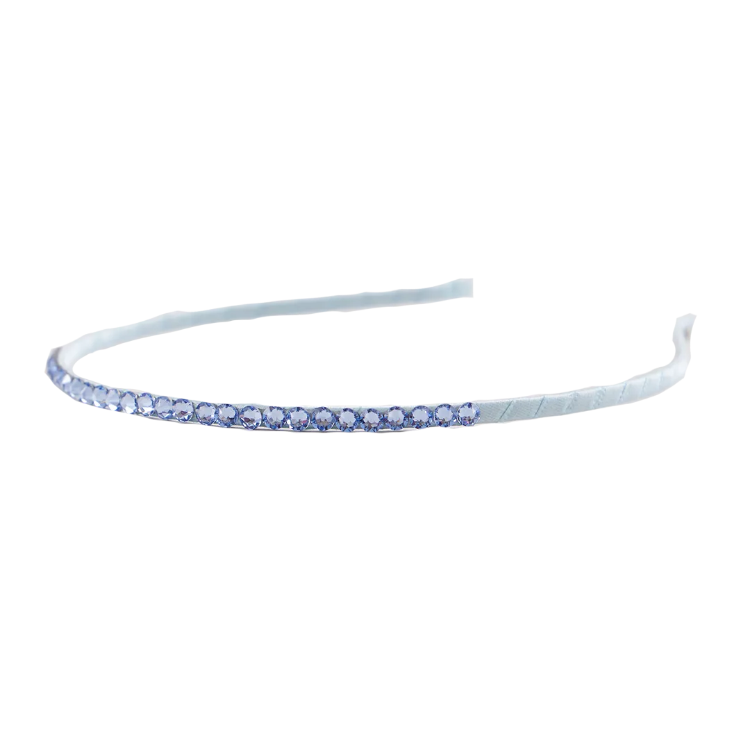 Bari Lynn Crystal Headband - Sapphire