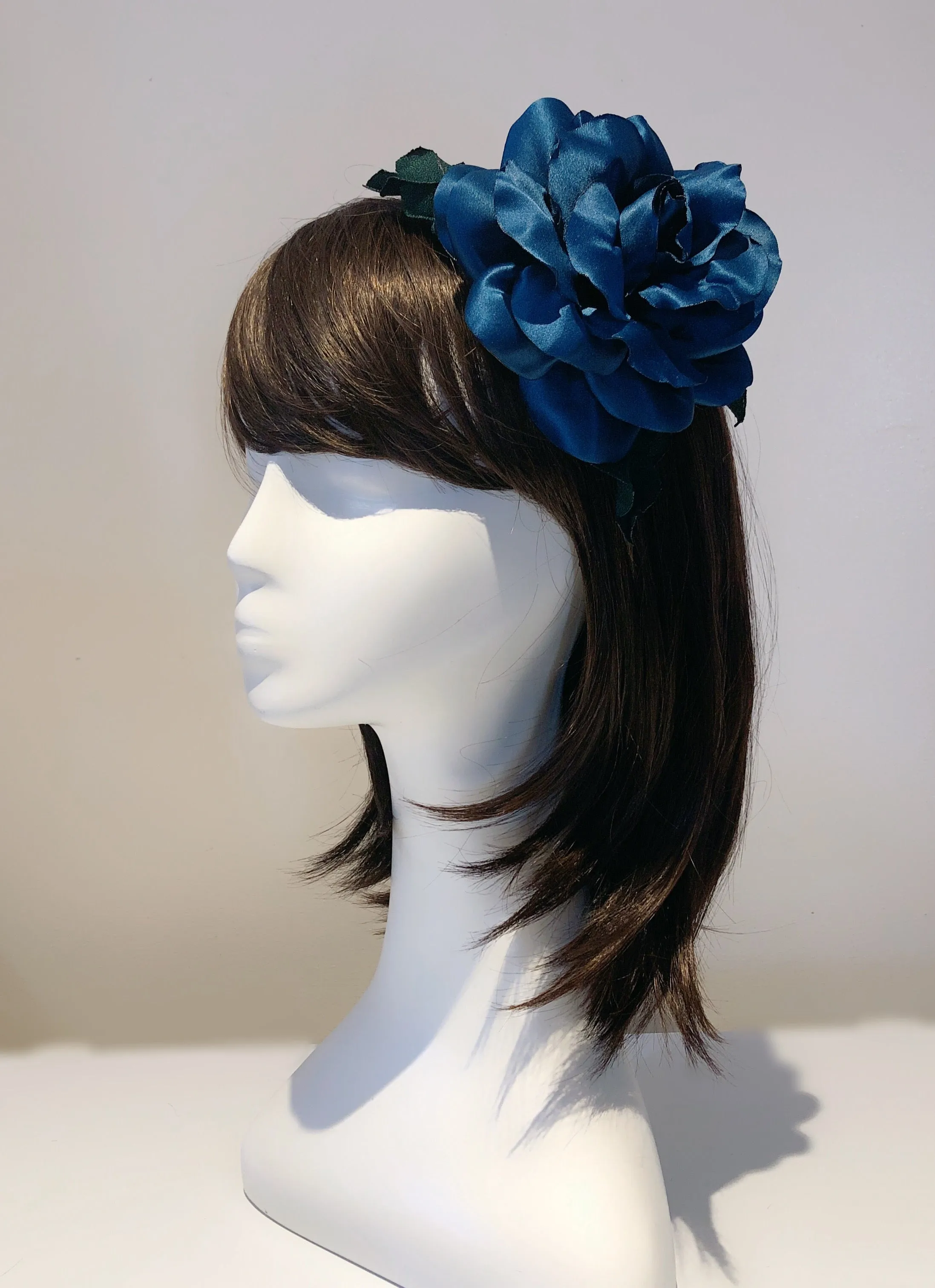 Beautiful Mega Sized Satin Rose Headband Hair Band 3 Color