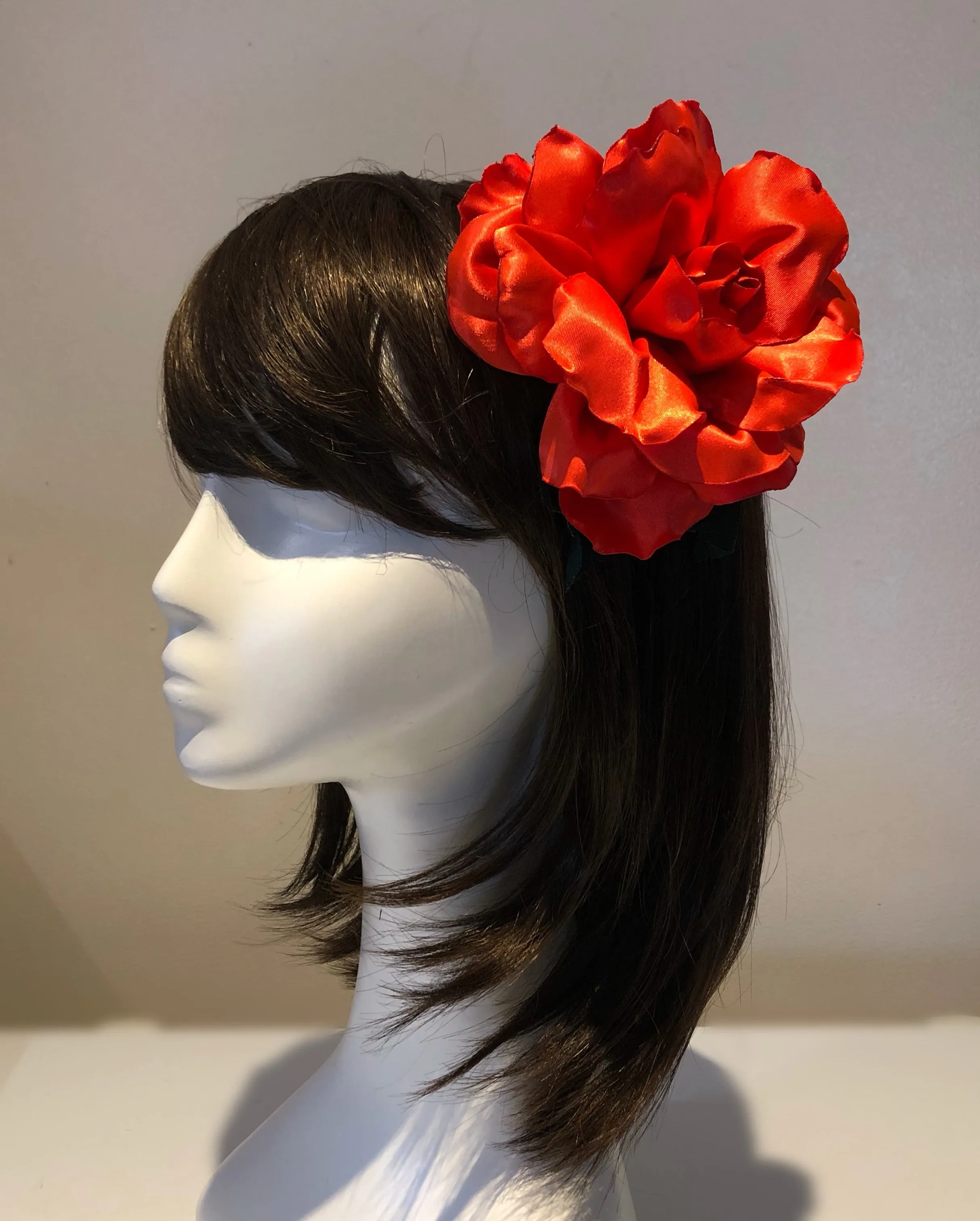 Beautiful Mega Sized Satin Rose Headband Hair Band 3 Color