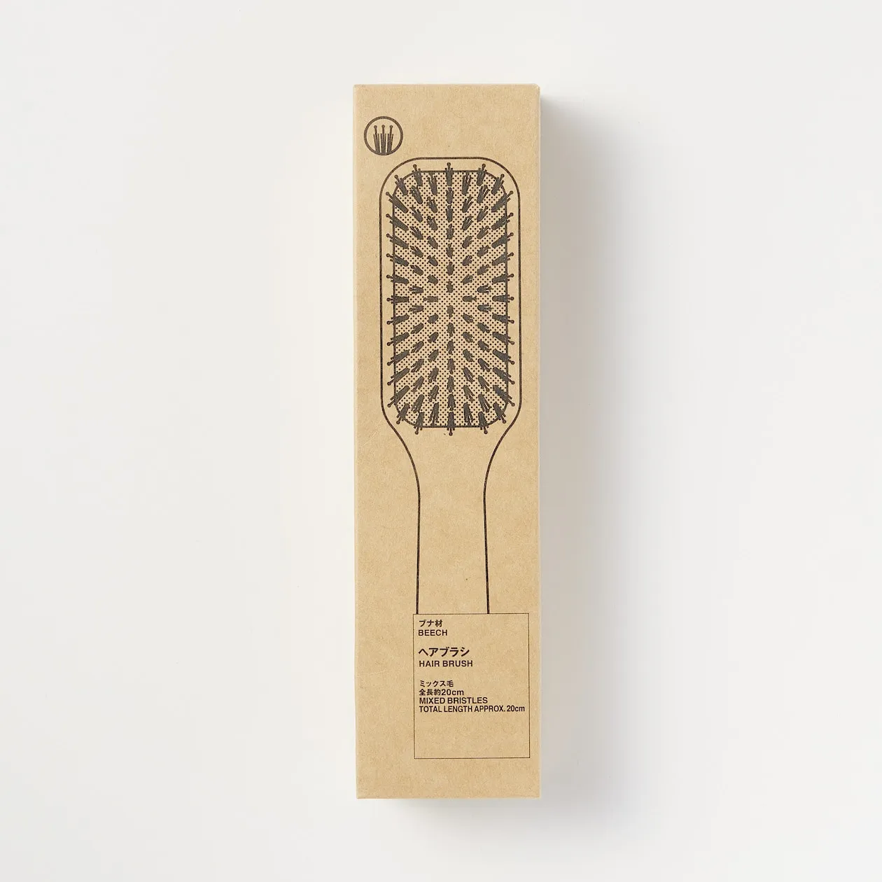 Beech Wood Mixed Bristle Hair Brush