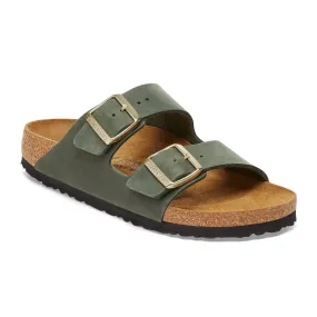 Birkenstock Arizona Narrow Slide Sandal (Women) - Thyme Oiled Leather