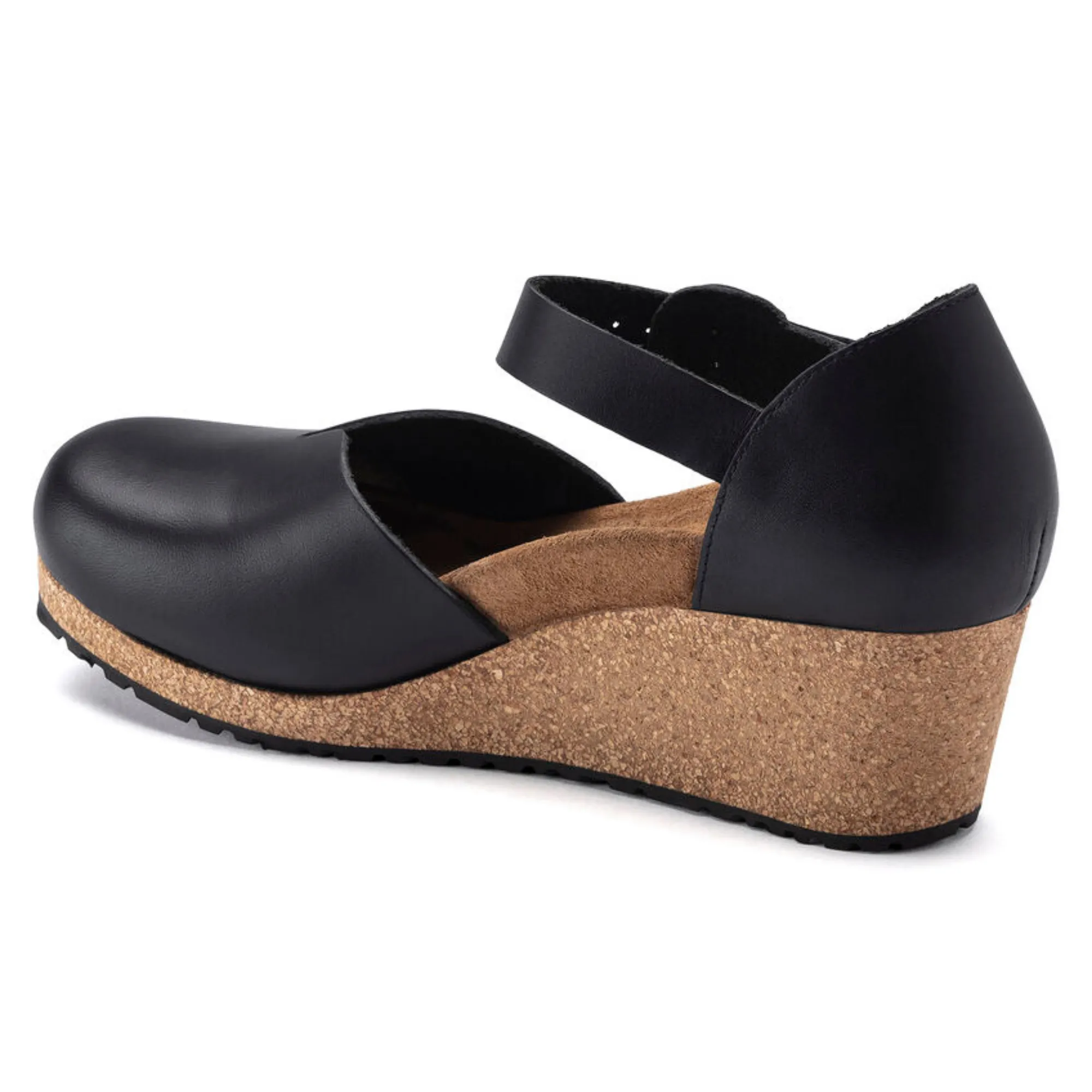 Birkenstock Mary Black Leather Narrow