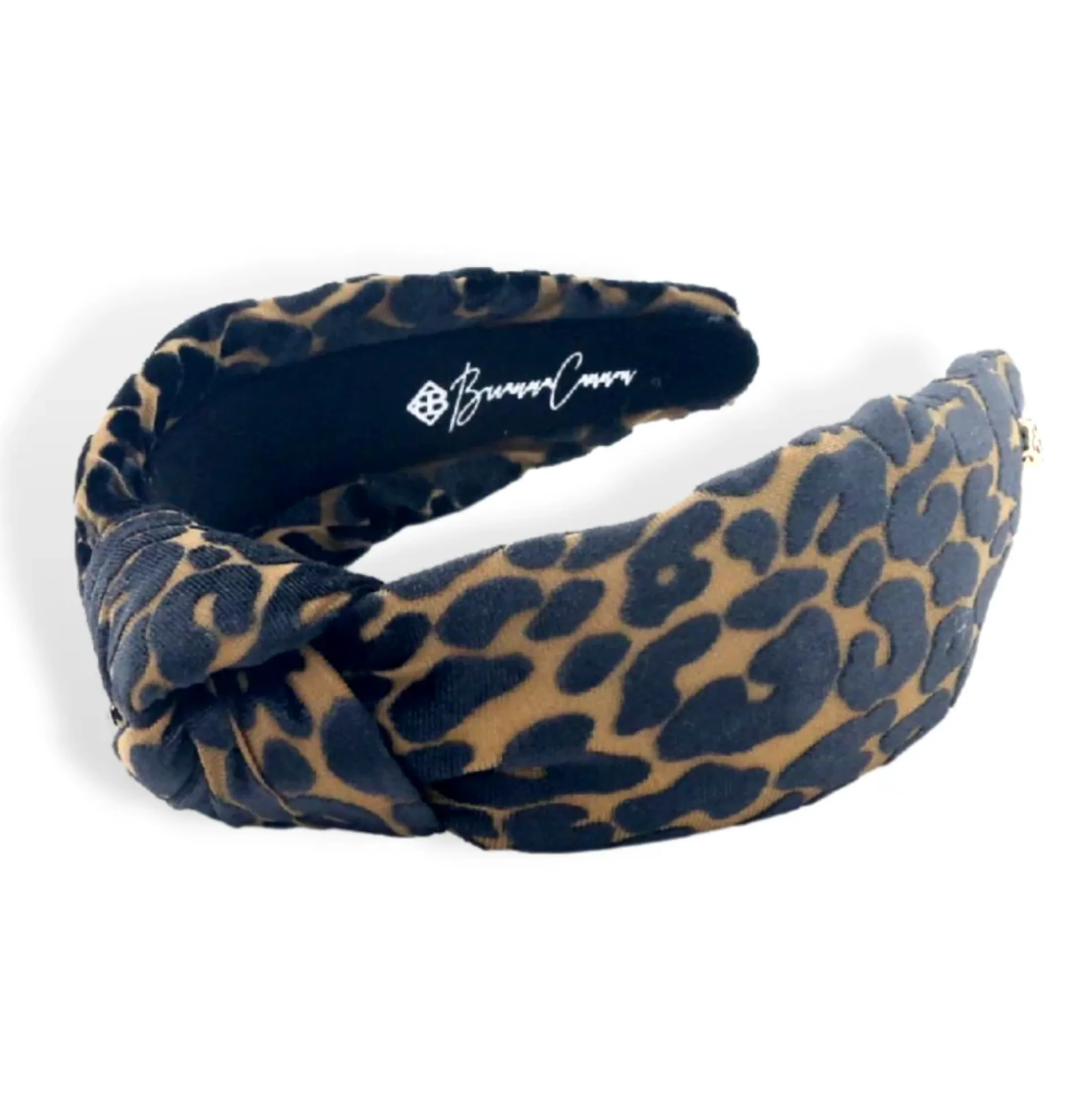 Black and Tan Leopard Print Headband