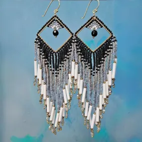 Black Boho Bliss Earrings