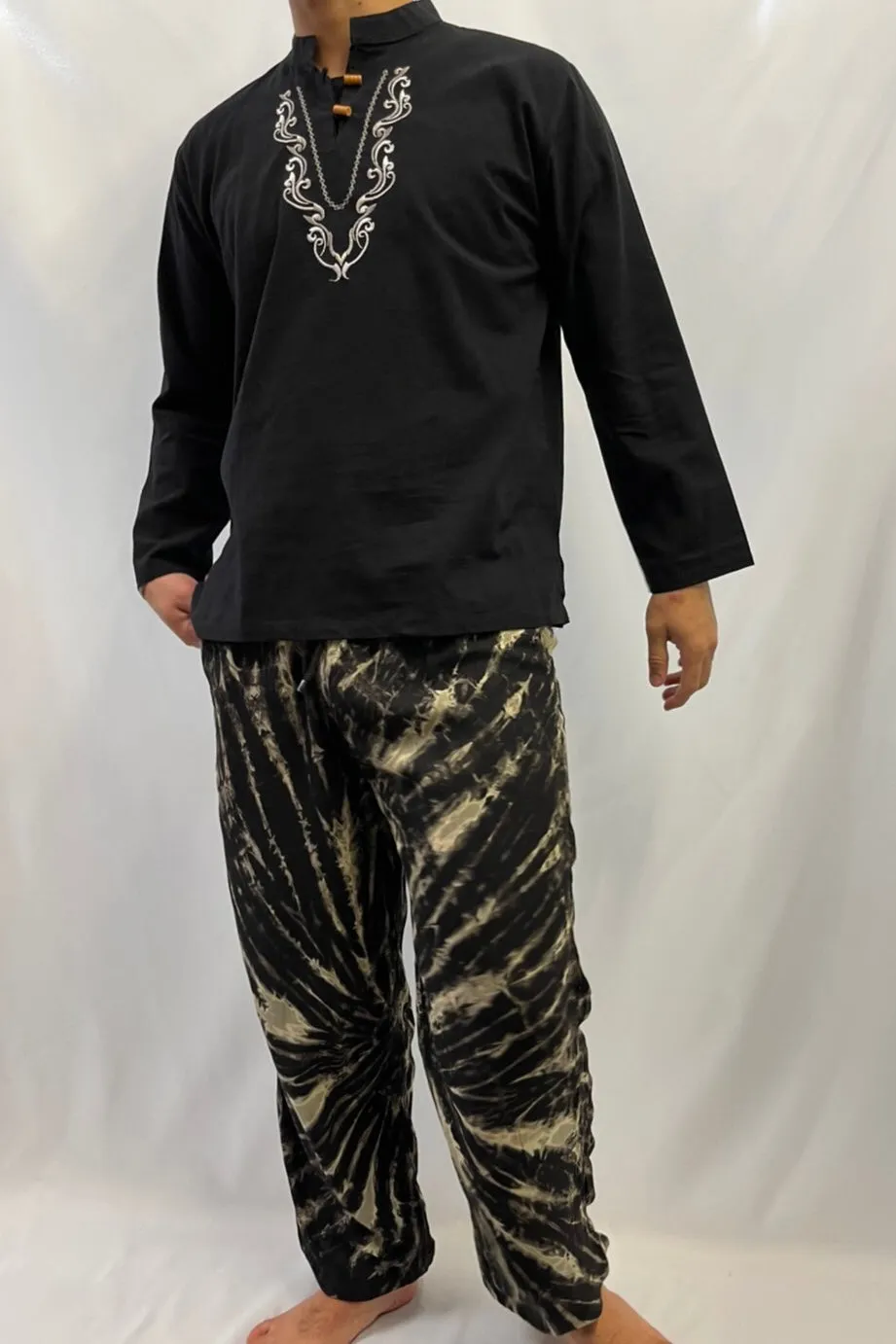 Black Tie Dye Pants