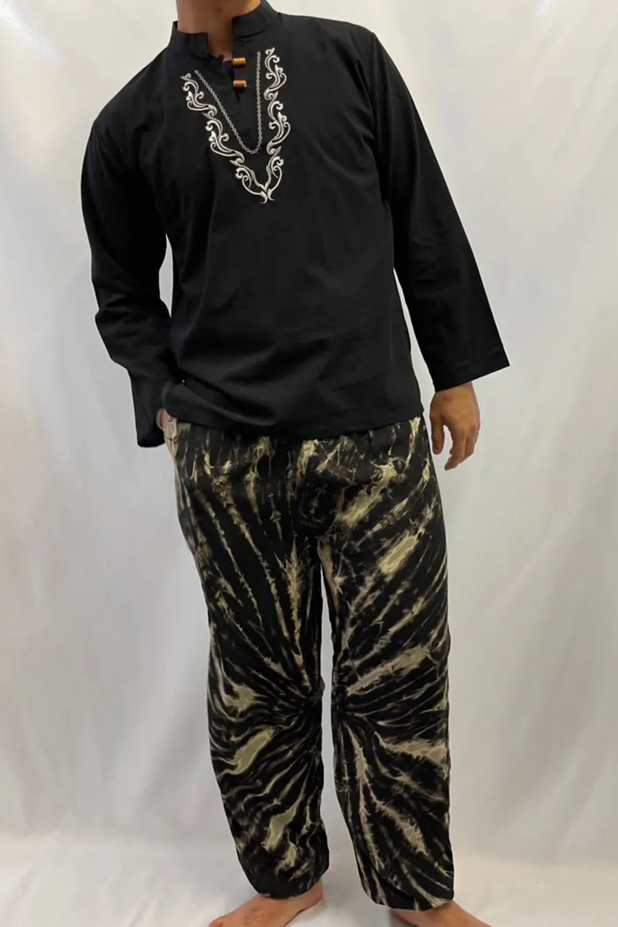 Black Tie Dye Pants