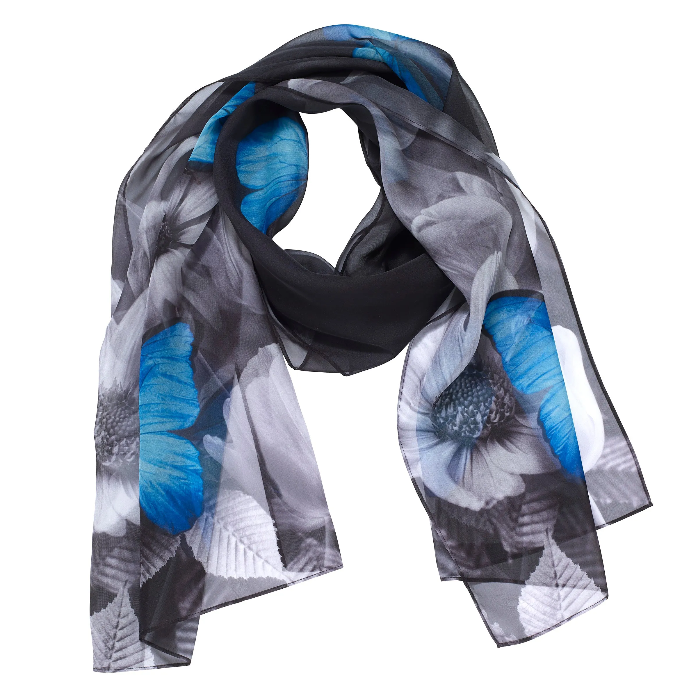 Blue Morpho Sheer Scarf