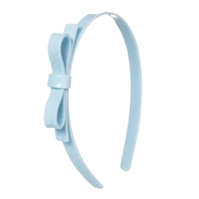 Bow Headband - Baby Blue