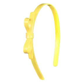 Bow Headband - Yellow