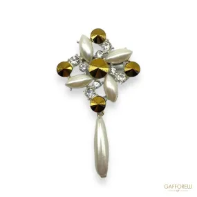 Brooch with Pendant- Art. D427 - Gafforelli Srl