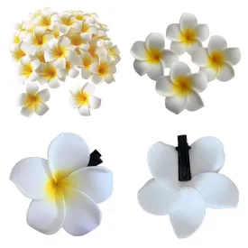 Bulk Beach Wedding 10Pcs Hair Clip Artificial Flowers Hat Hair Clips Luau Party Wholesale