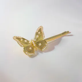 Butterfly Gold Hair Clip