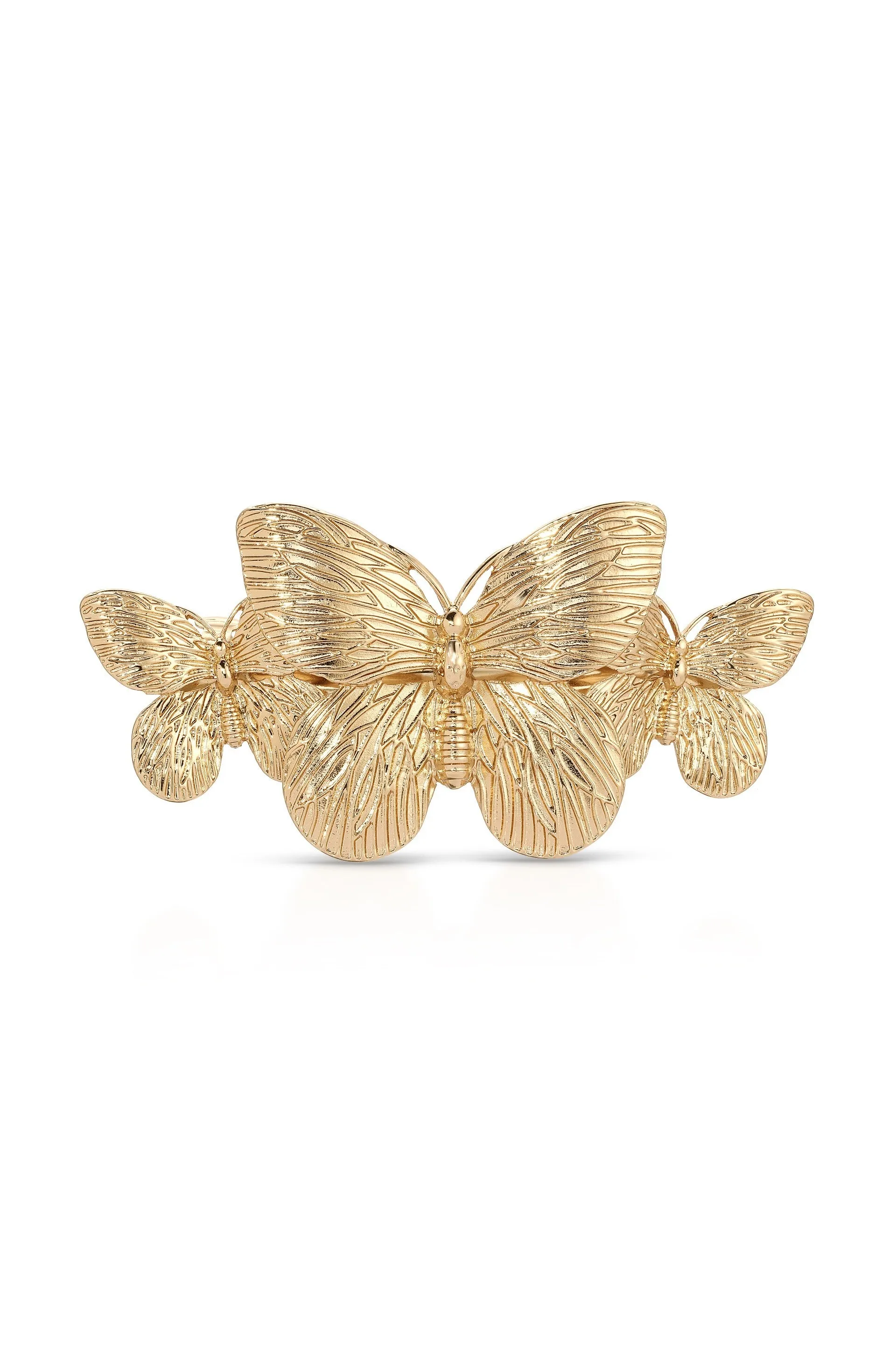 Butterfly Golden Hair Clip