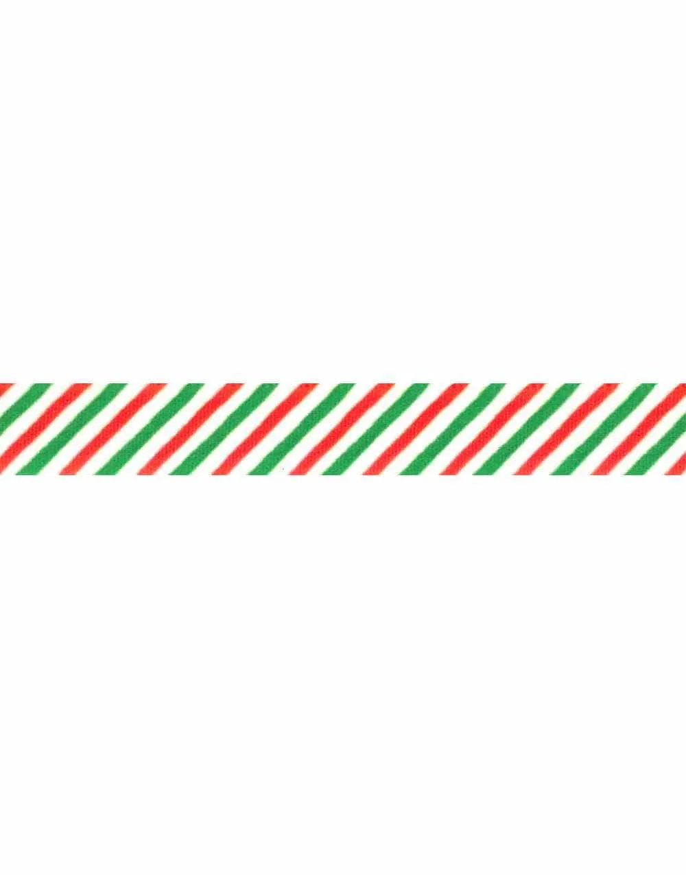 Candy Stripe Christmas Ribbon, 25mm