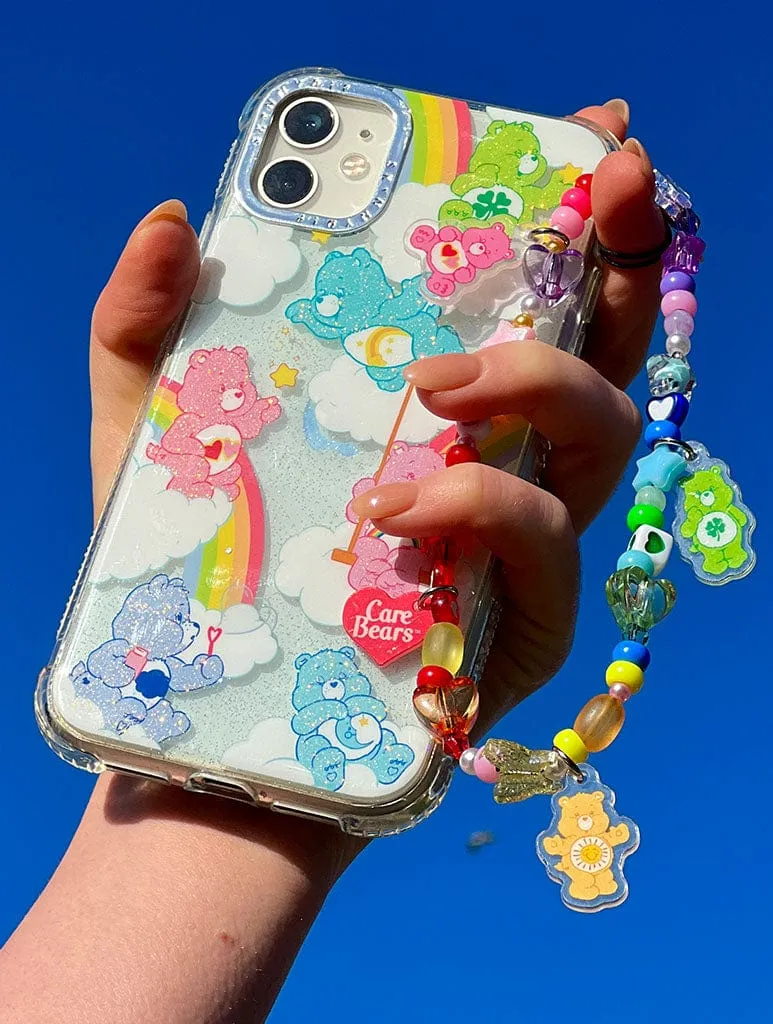 Care Bears x Skinnydip Rainbow Beaded Phone Strap