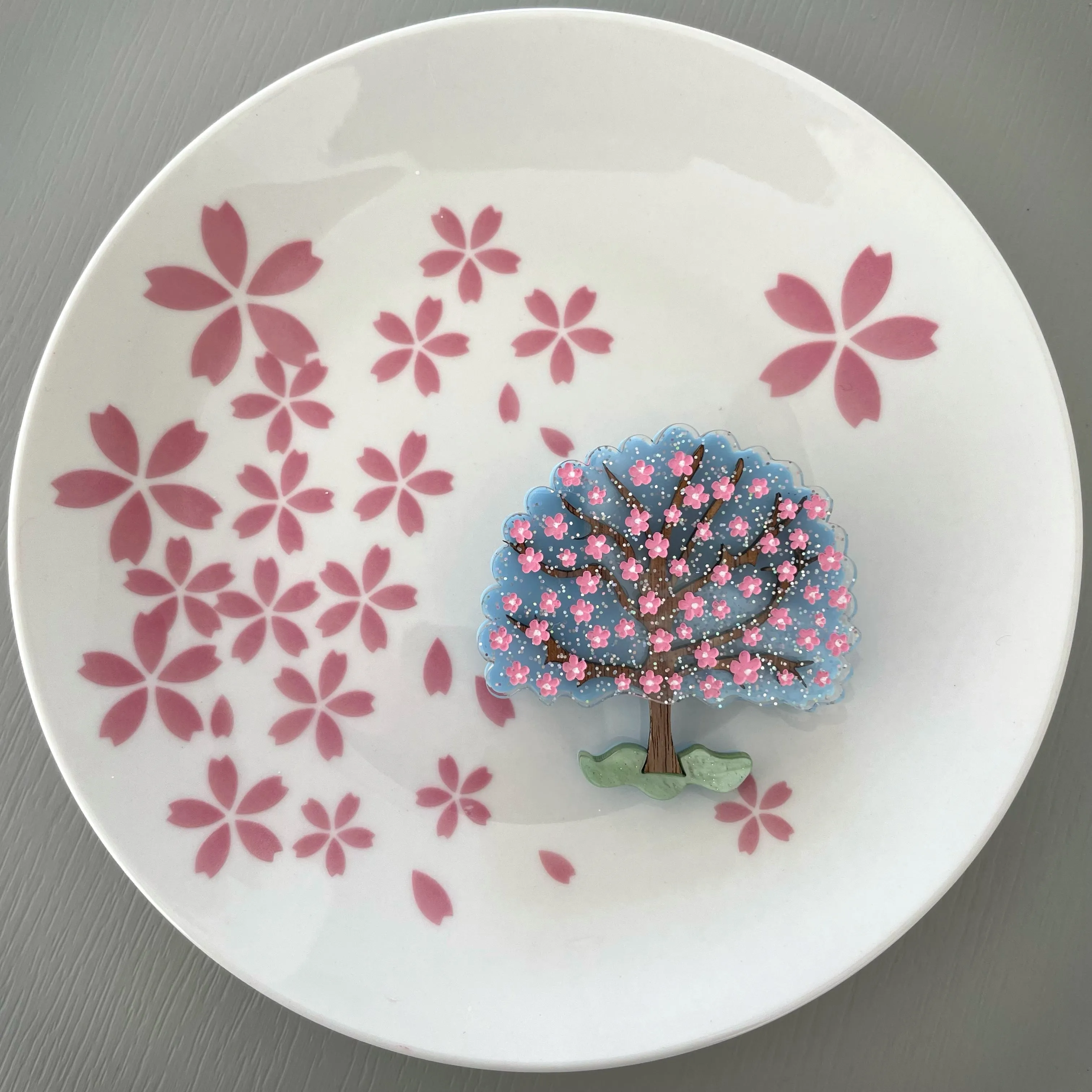 Cherry Blossom tree - Brooch