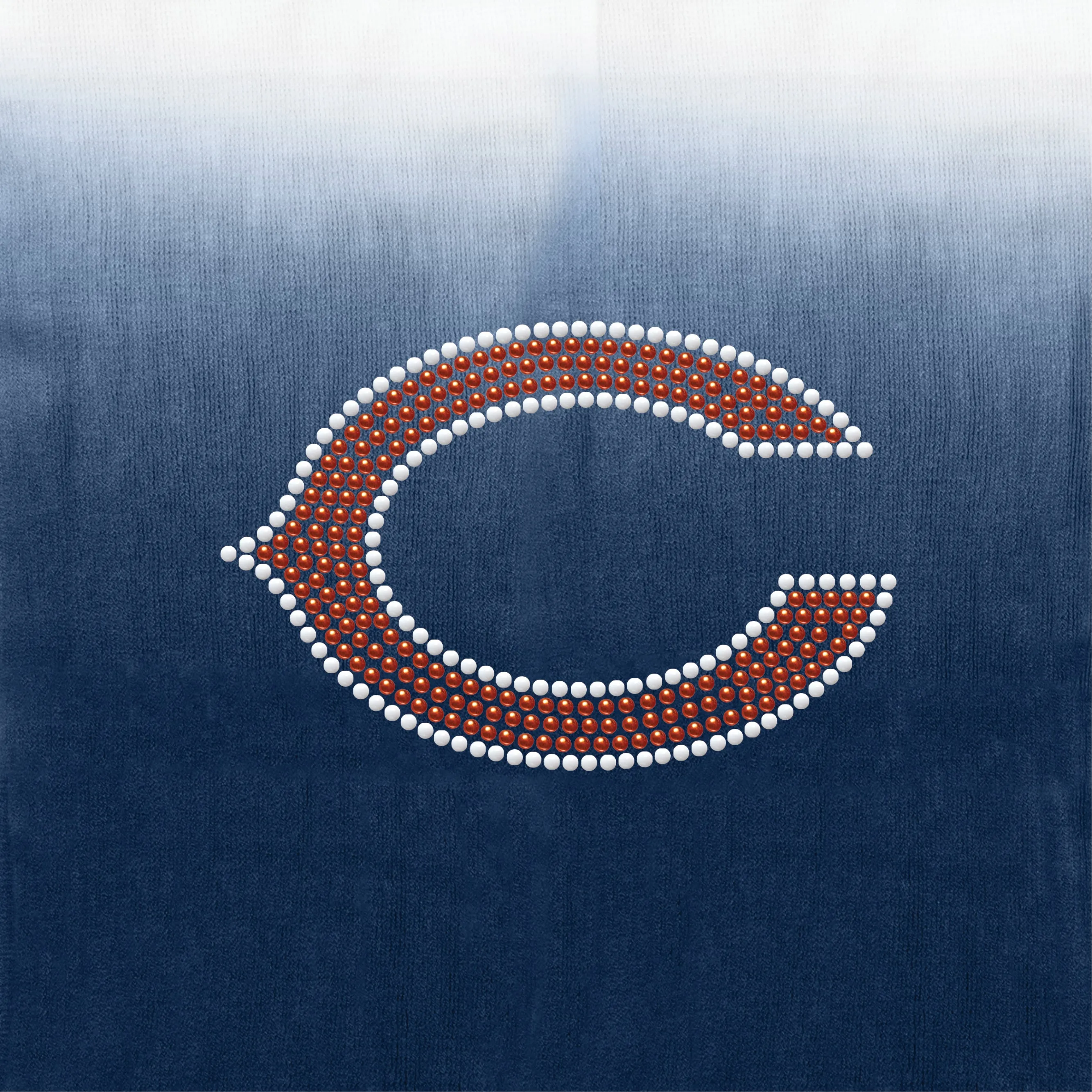 Chicago Bears Dip Dye Scarf